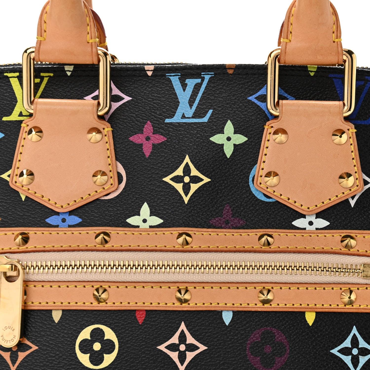 Louis Vuitton Monogram Multicolor Alma Black 8 of 13