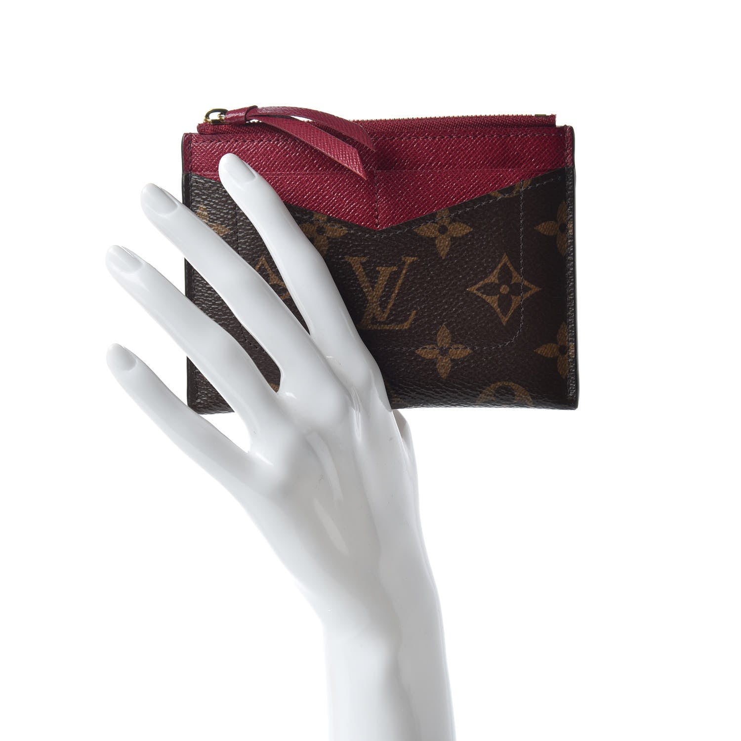 Louis Vuitton Monogram Zipped Card Holder Fuchsia 2 of 7