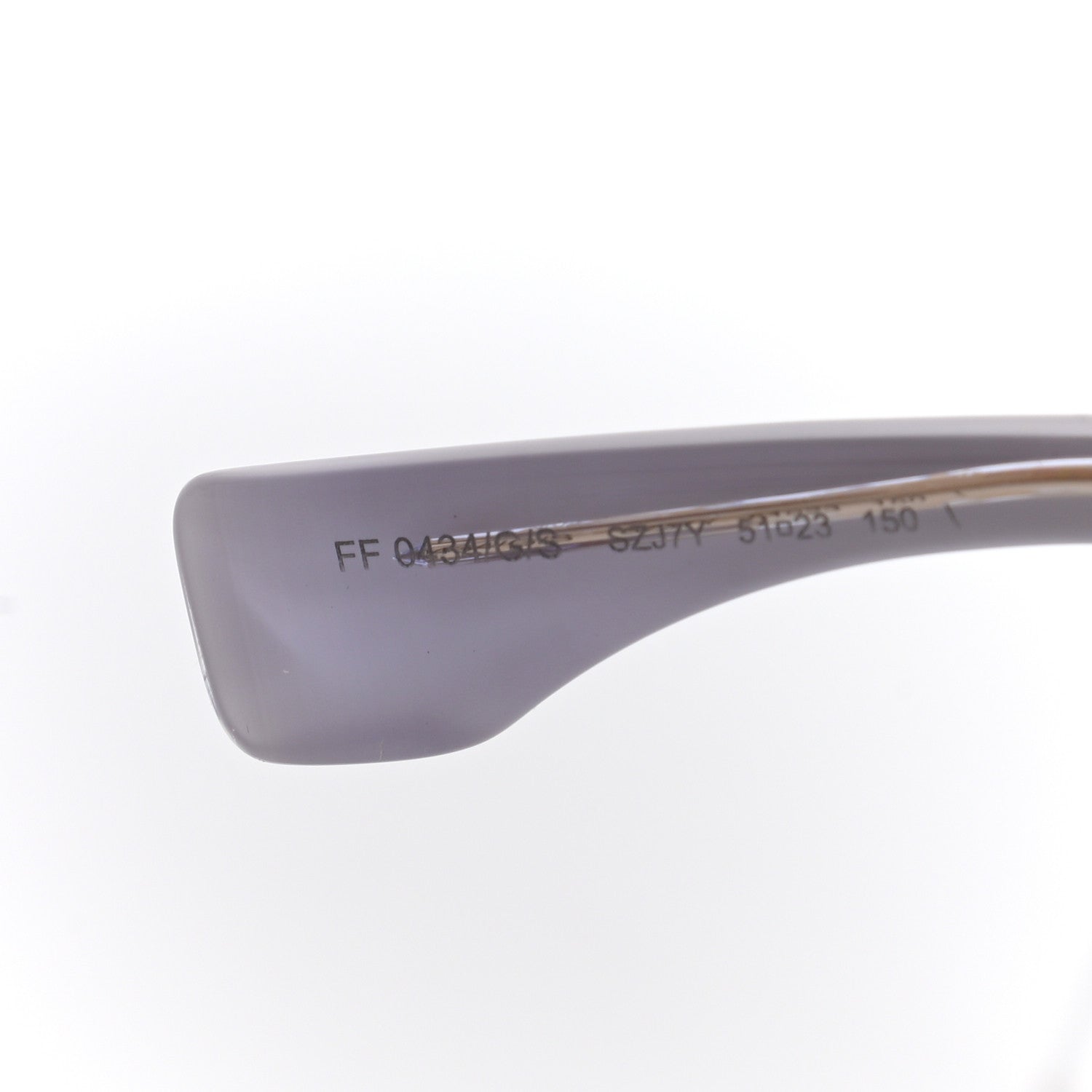 Fendi Acetate FF Sunglasses FF 0434/G/S White Gold 6 of 9