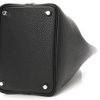 Hermes Taurillon Clemence Picotin Lock 18 PM Black 9 of 10