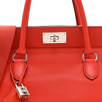 Hermes Swift Toolbox 26 Rouge Casaque 8 of 10