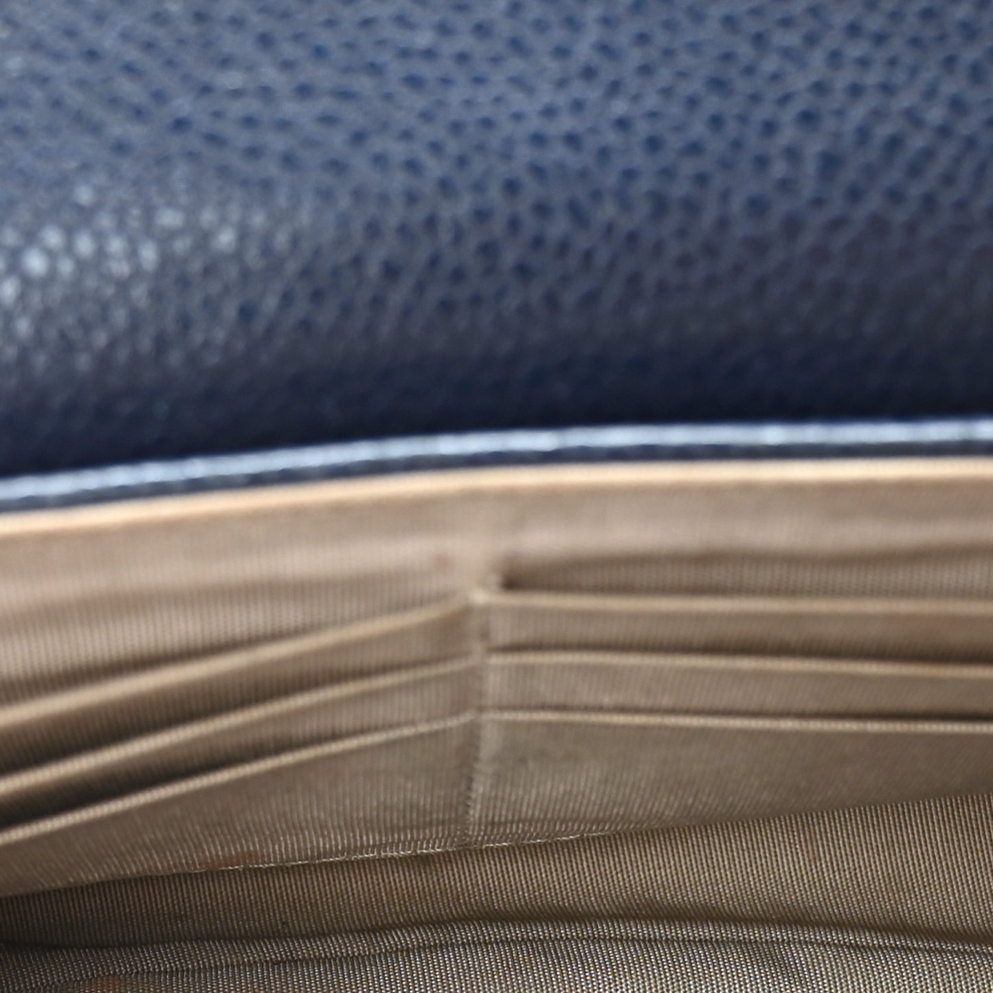 Caviar Half Moon Wallet On Chain WOC Dark Blue