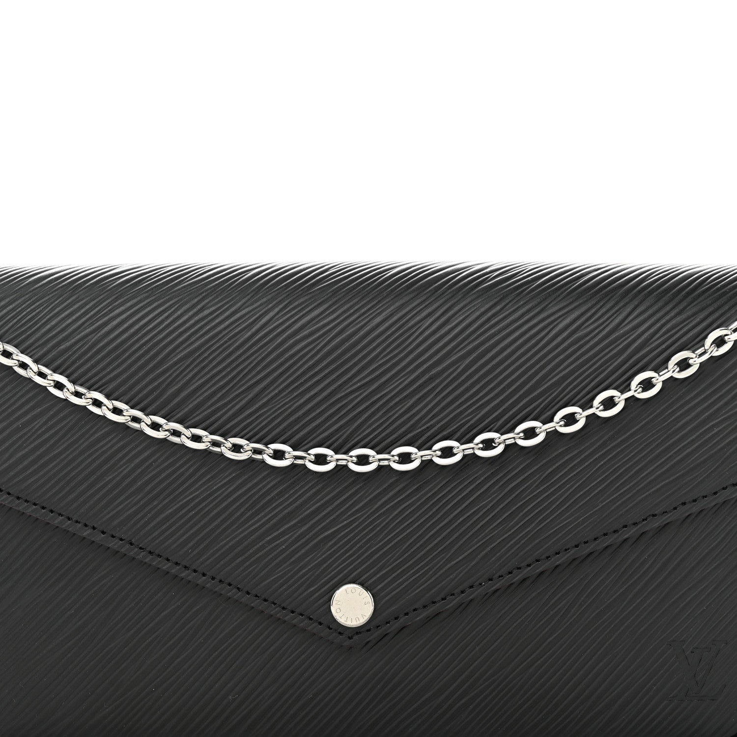 Louis Vuitton Epi Pochette Felicie Black Hot Pink 8 of 10