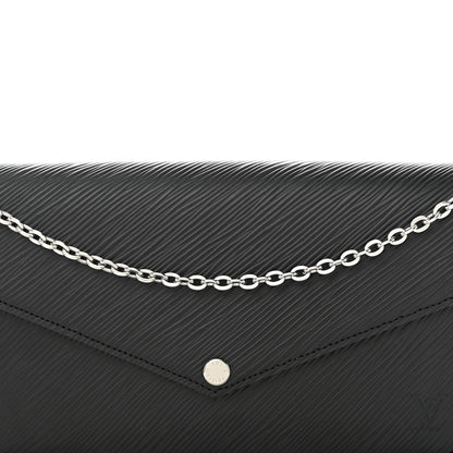 Louis Vuitton Epi Pochette Felicie Black Hot Pink 8 of 10