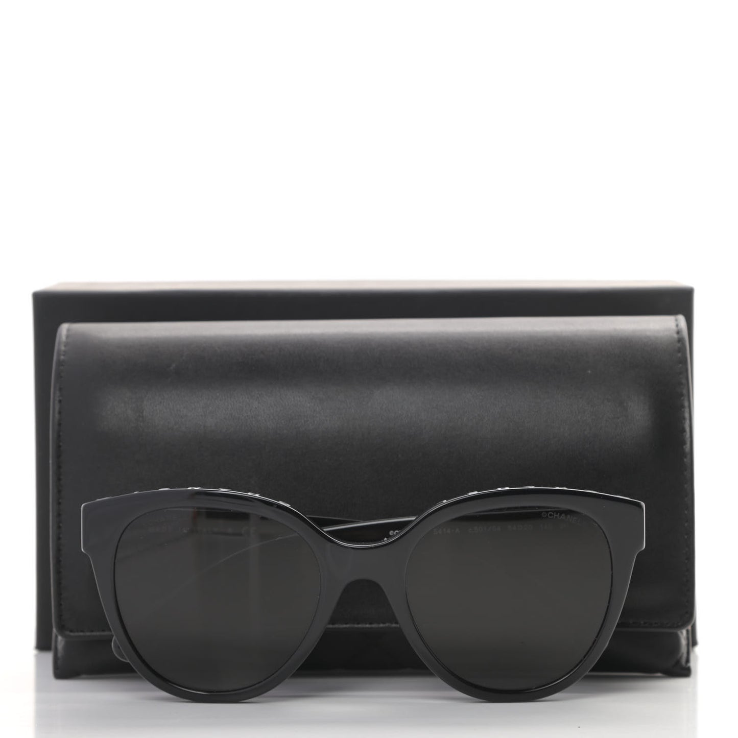 Acetate CC Butterfly Sunglasses 5414-A Black