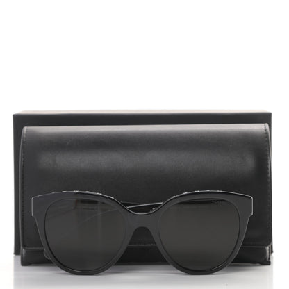 Chanel Acetate CC Butterfly Sunglasses 5414-A Black 8 of 8
