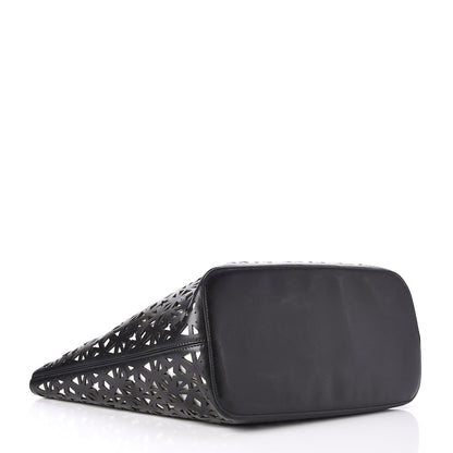 Givenchy Calfskin Lazer Cut Medium Antigona Tote Black White 4 of 7