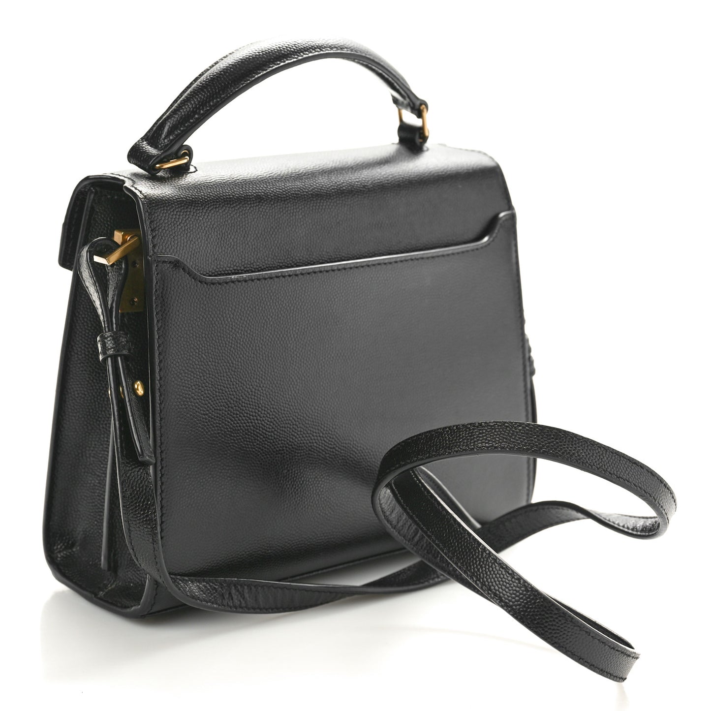Grain de Poudre Mini Classic Monogram Cassandra Top Handle Black