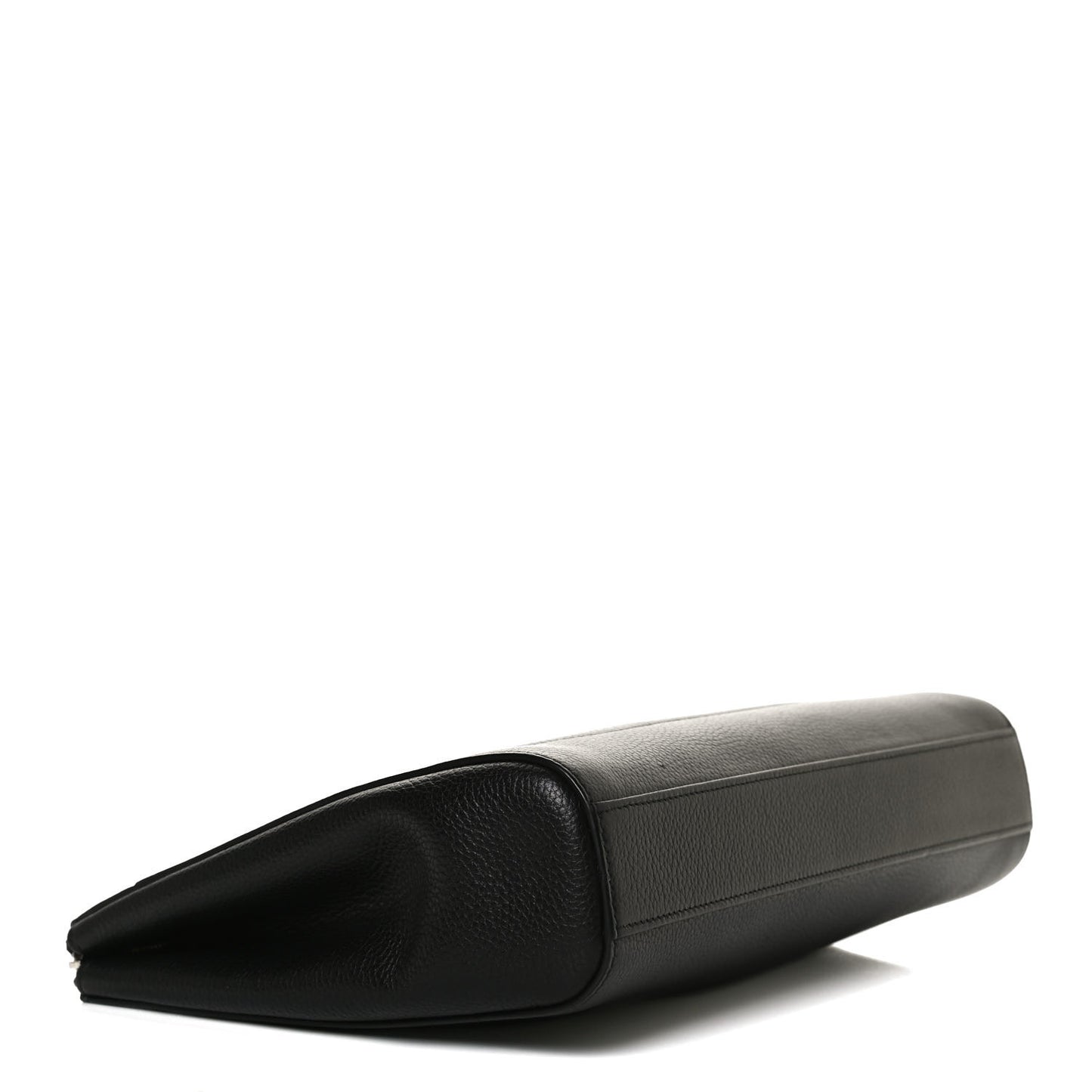 Grained Calfskin Large Neo Executive Cosmetic Case Black