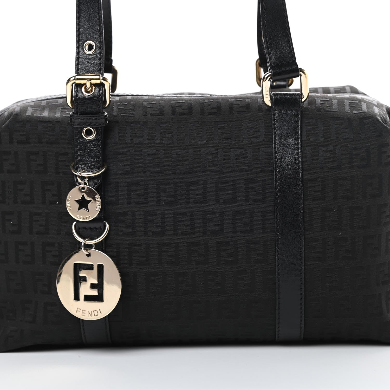 Fendi Zucchino Boston Black 8 of 14