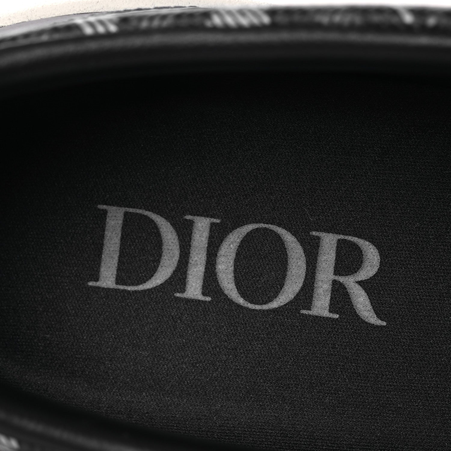Christian Dior Canvas CD Diamond Mens Slip On Sneakers 41 Navy