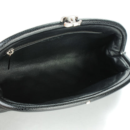 Chanel Caviar Quilted Timeless Clutch Black 5 of 7