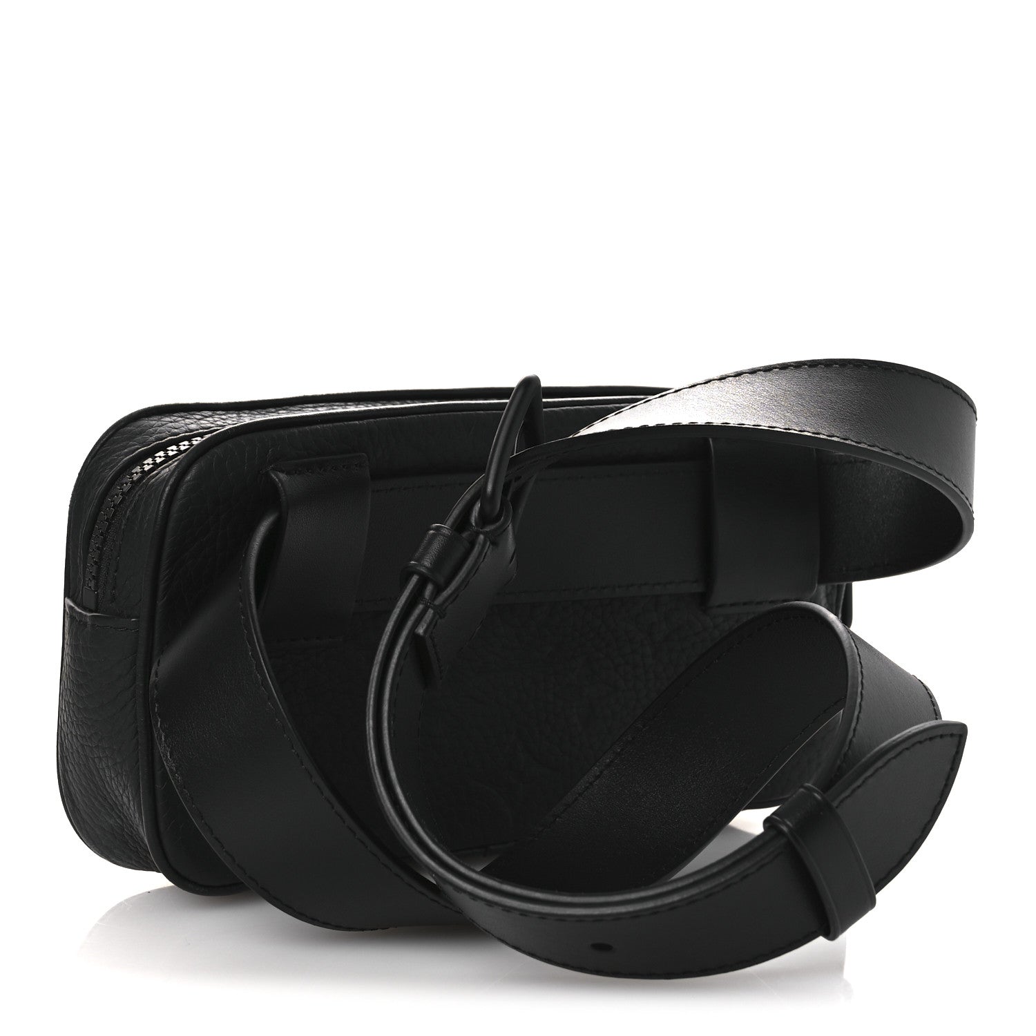 Louis Vuitton Taurillon Monogram Uniformes Solar Ray Soft Pochette Volga Belt Bag Black 3 of 14