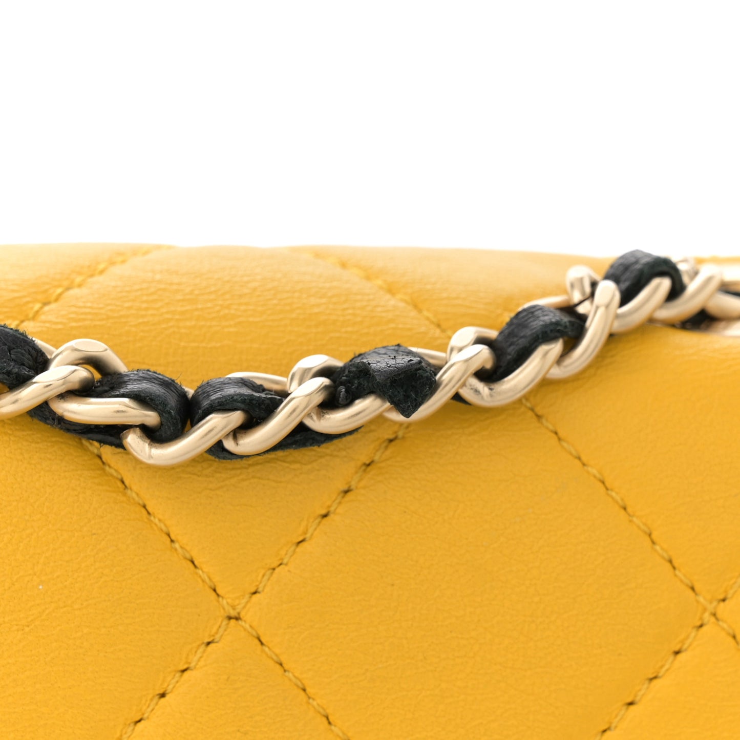 Lambskin Quilted Graphic Small Flap Multicolor
