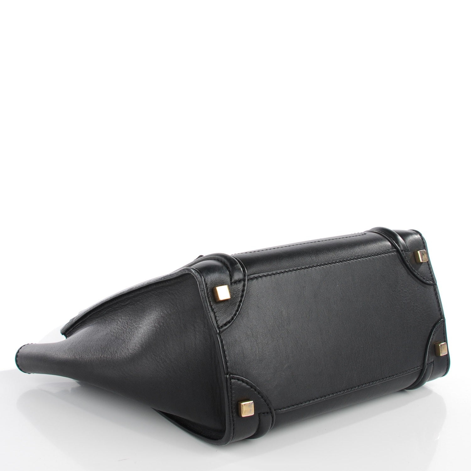 Celine Smooth Calfskin Micro Luggage Black 4 of 8