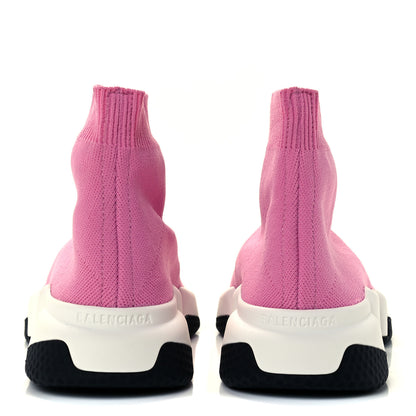 Balenciaga Neoprene Knit Bi-Color Sole Womens Speed Sneakers 35 Pink White Black 6 of 11