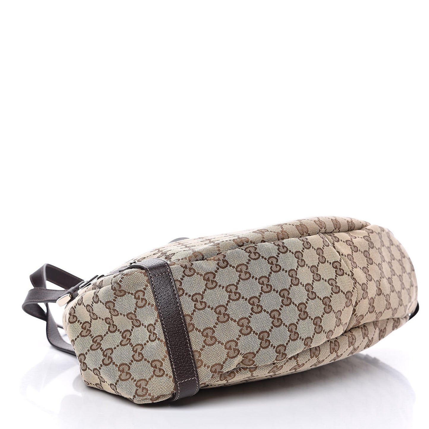 Monogram Medium Abbey Shoulder Bag Dark Brown