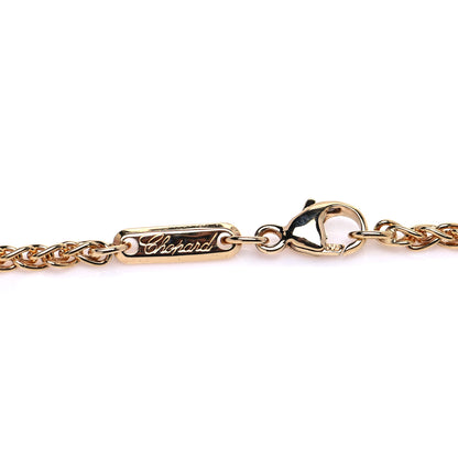 Chopard 18K Yellow Gold Diamond Happy Diamonds Icons Heart Pendant Necklace 3 of 6