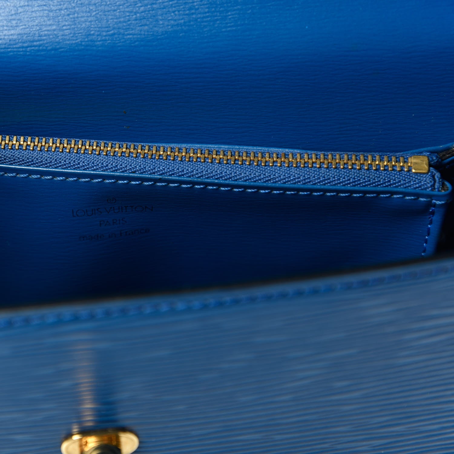 Louis Vuitton Epi Malesherbes Cyan 8 of 11