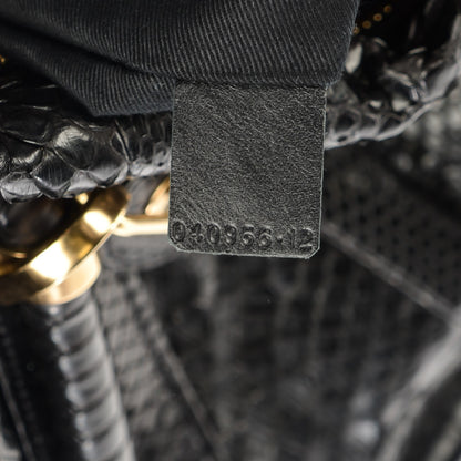 Chloe Python Large Paraty Black 7 of 8