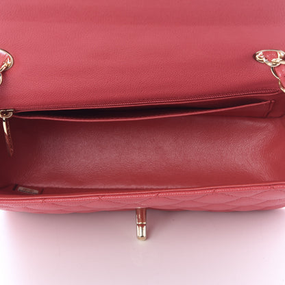 Chanel Caviar Quilted Mini Rectangular Flap Dark Pink 4 of 10