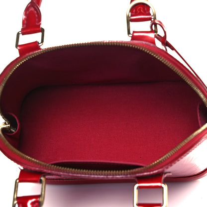 Louis Vuitton Vernis Alma BB Pomme D'Amour 5 of 13