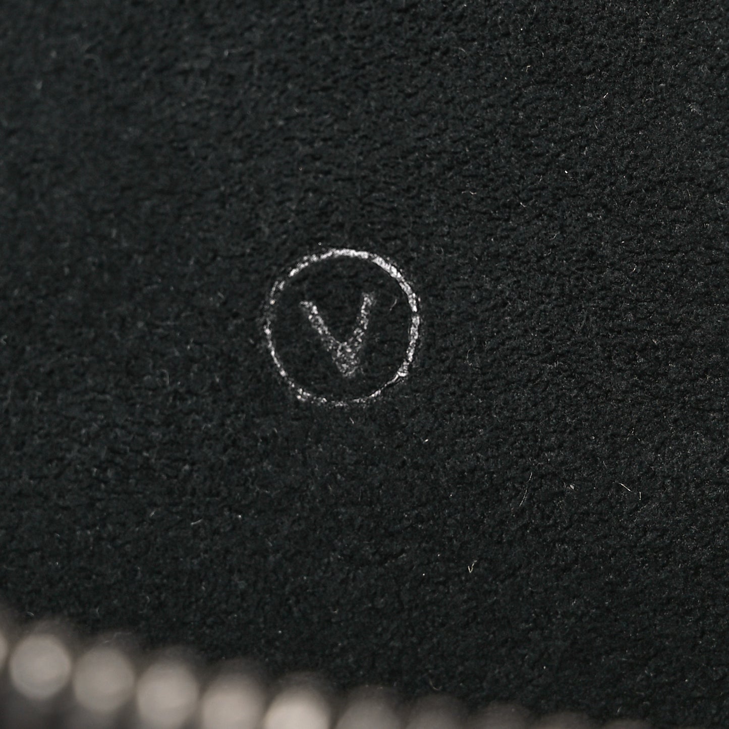 Calfskin Debossed Monogram Side Trunk Black