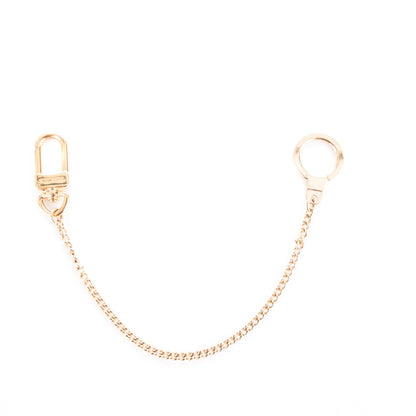 Louis Vuitton Metal Pochette Extender Key Ring Chain Gold 1 of 4