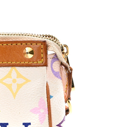 Louis Vuitton Monogram Multicolor Pochette Accessories White 16 of 16