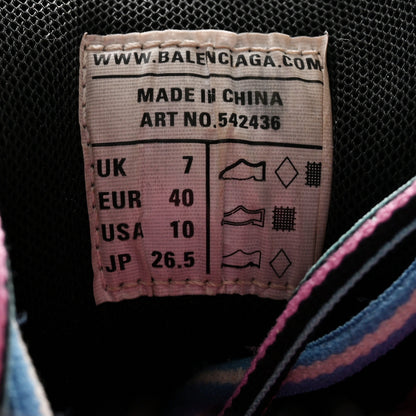 Balenciaga Mesh Nylon Womens Track Sneakers 40 Blue Black 6 of 8