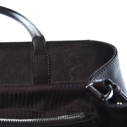Fendi Vitello Elite Regular 2Jours Tote Caffe Noir 9 of 14