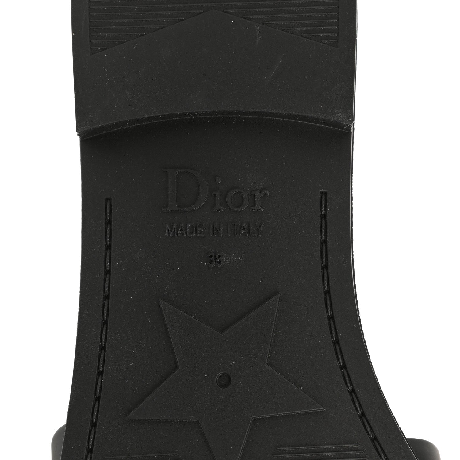 Christian Dior Matte Calfskin Pearl Dio(r)evolution Slide Sandals 38 Black 6 of 9
