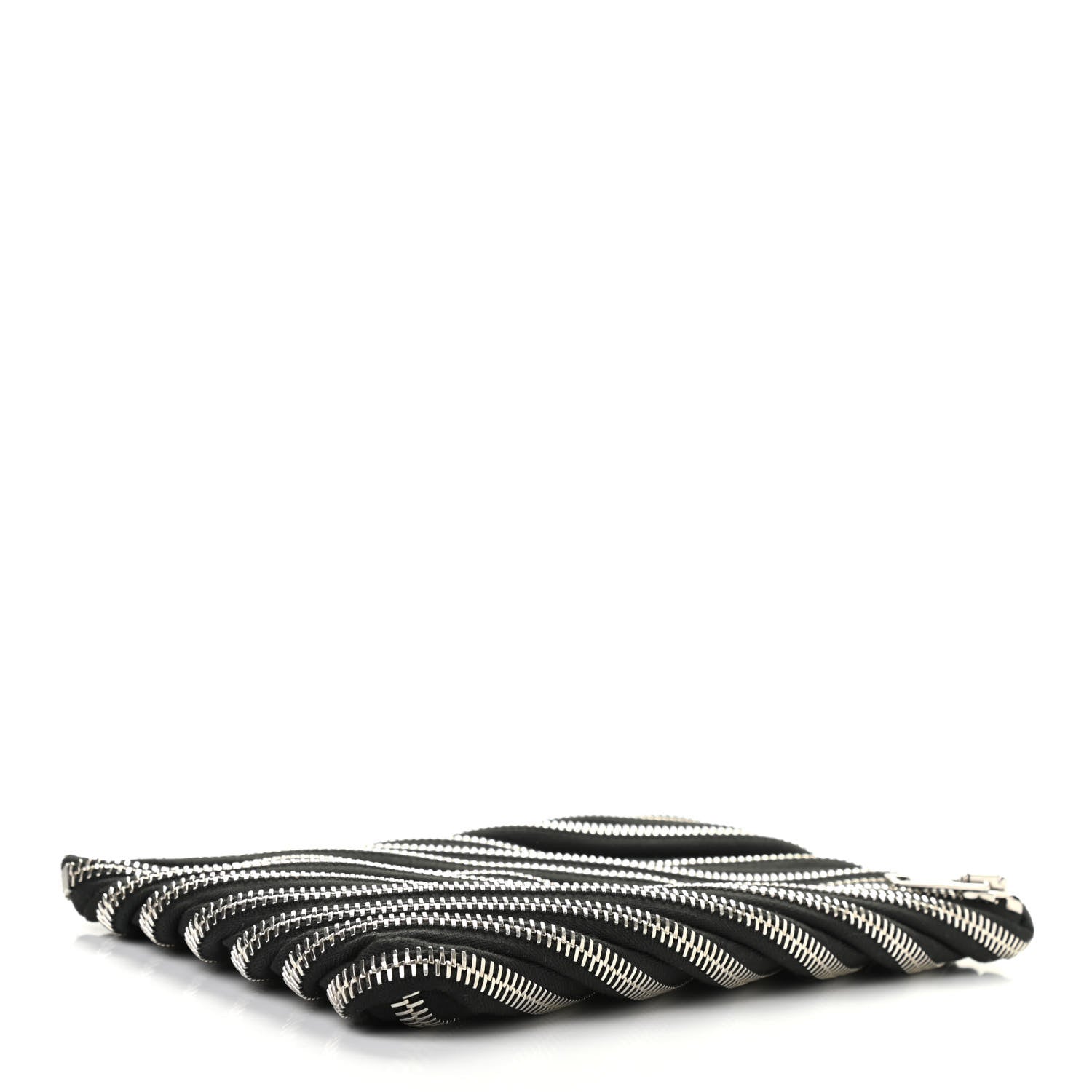 Alexander Wang Metal Nylon Zipper Clutch Black 4 of 8
