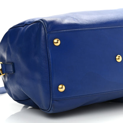 Saint Laurent Calfskin Classic Duffle 6 Blue 9 of 16