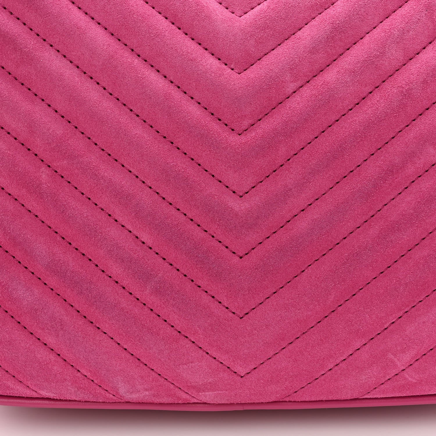 Saint Laurent Suede Matelasse Monogram Lou Camera Bag Rose 12 of 13