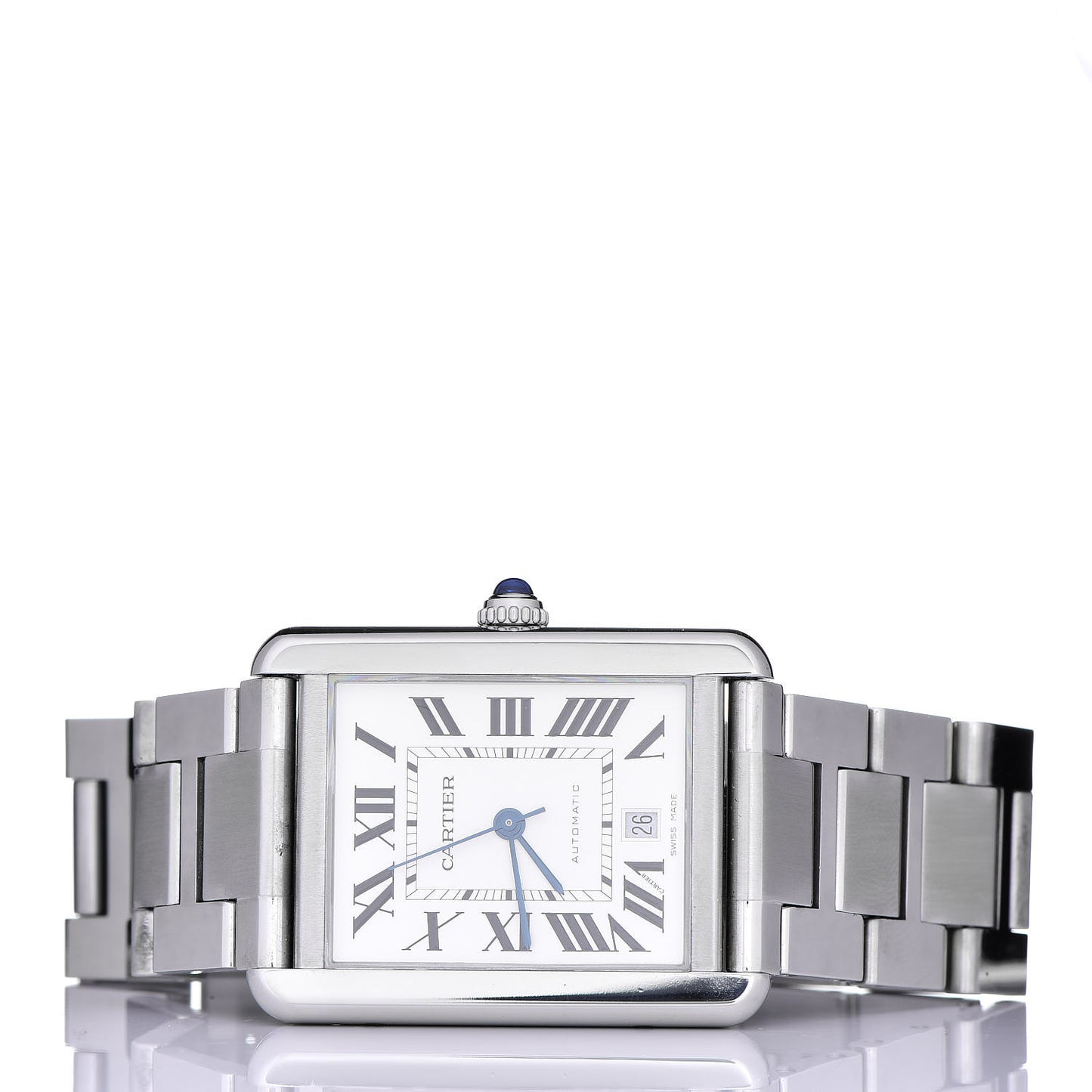 Stainless Steel 31mm Tank Solo Automatic Watch