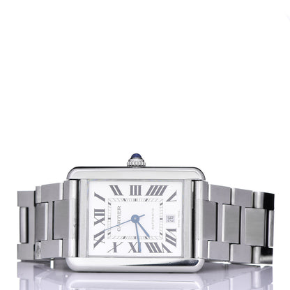 Cartier Stainless Steel 31mm Tank Solo Automatic Watch 3 of 9