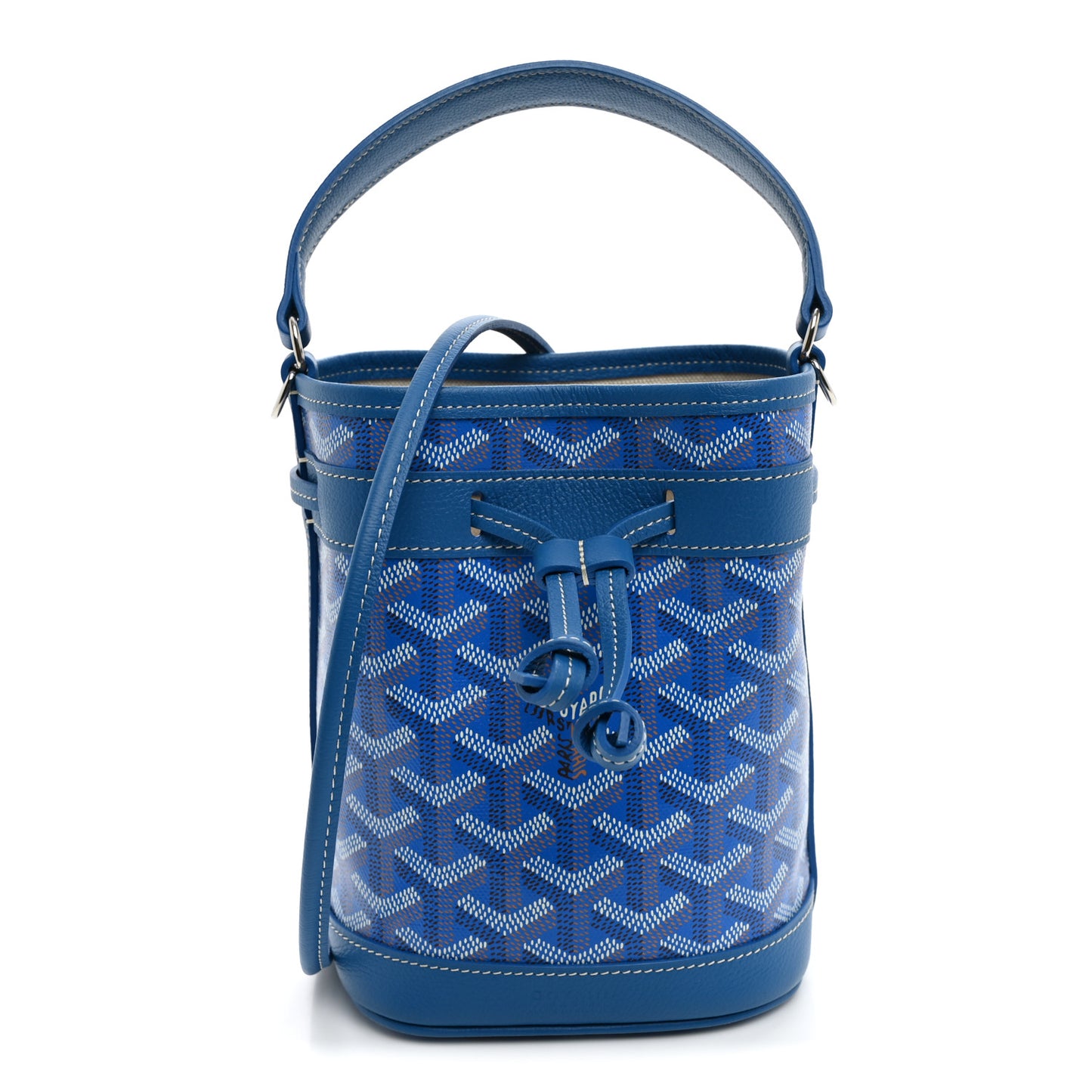 Goyardine Petit Flot Mini Bucket Bag Sky Blue