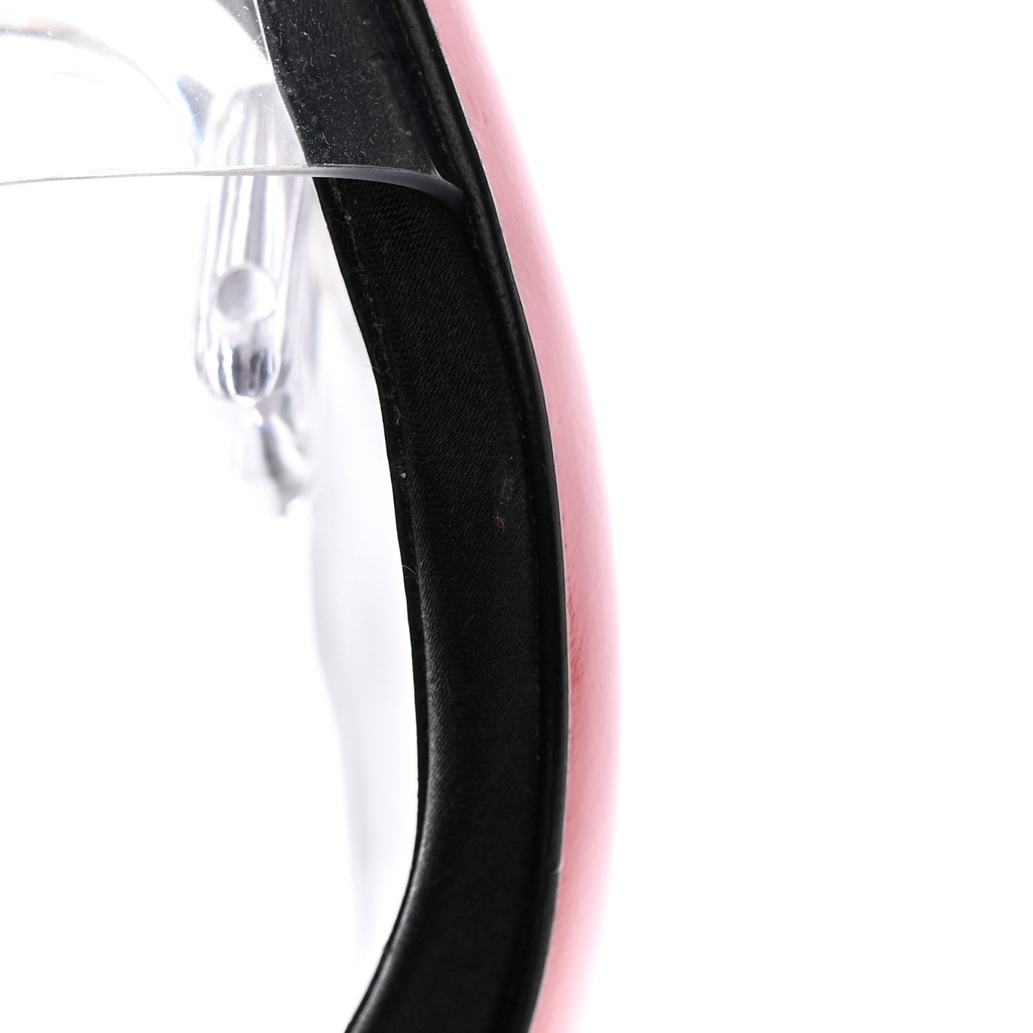 Christian Louboutin Satin Crystal PVC Astrinodo 100 Sandals 38.5 Black 8 of 17