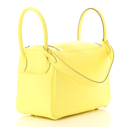 Hermes Taurillon Clemence Lindy 26 Limoncello 3 of 11