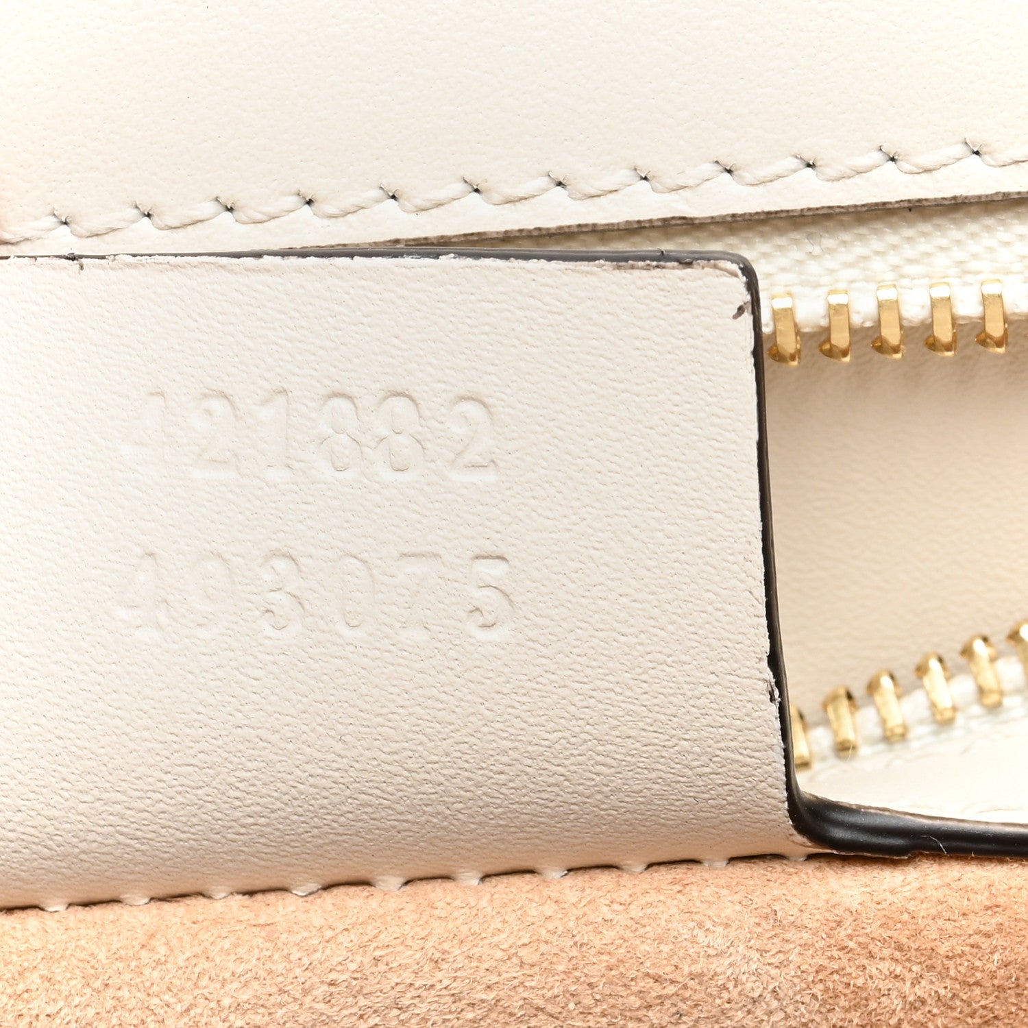 Gucci Calfskin Small Sylvie Shoulder Bag Off White 7 of 10