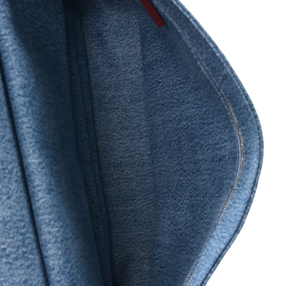 Chanel Denim Souplissimo Maxi Flap Blue 5 of 10