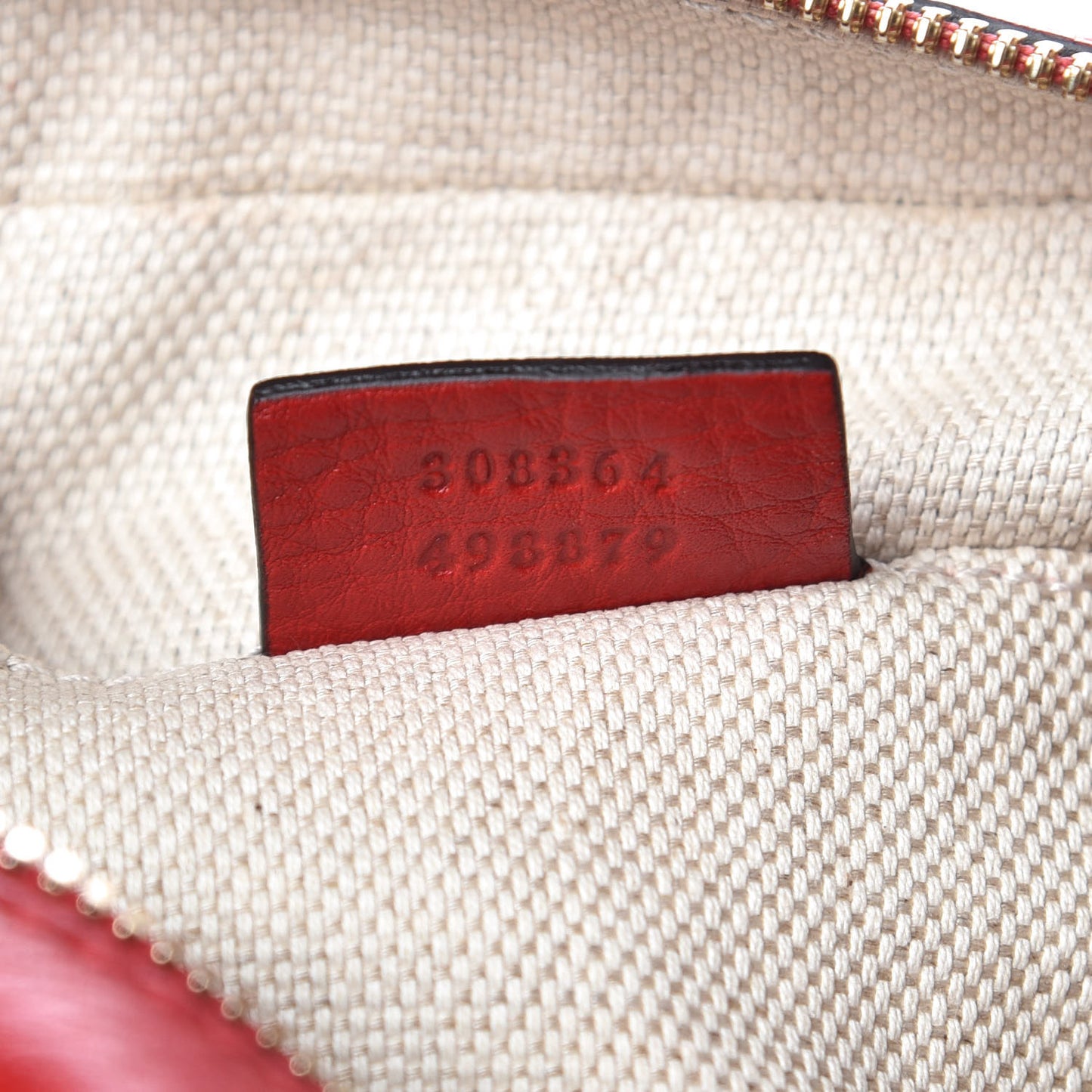 Pebbled Calfskin Small Soho Disco Bag Tabasco Red