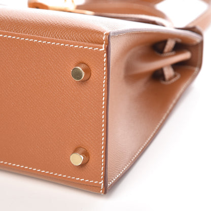 Hermes Epsom Kelly Sellier 25 Gold 16 of 46