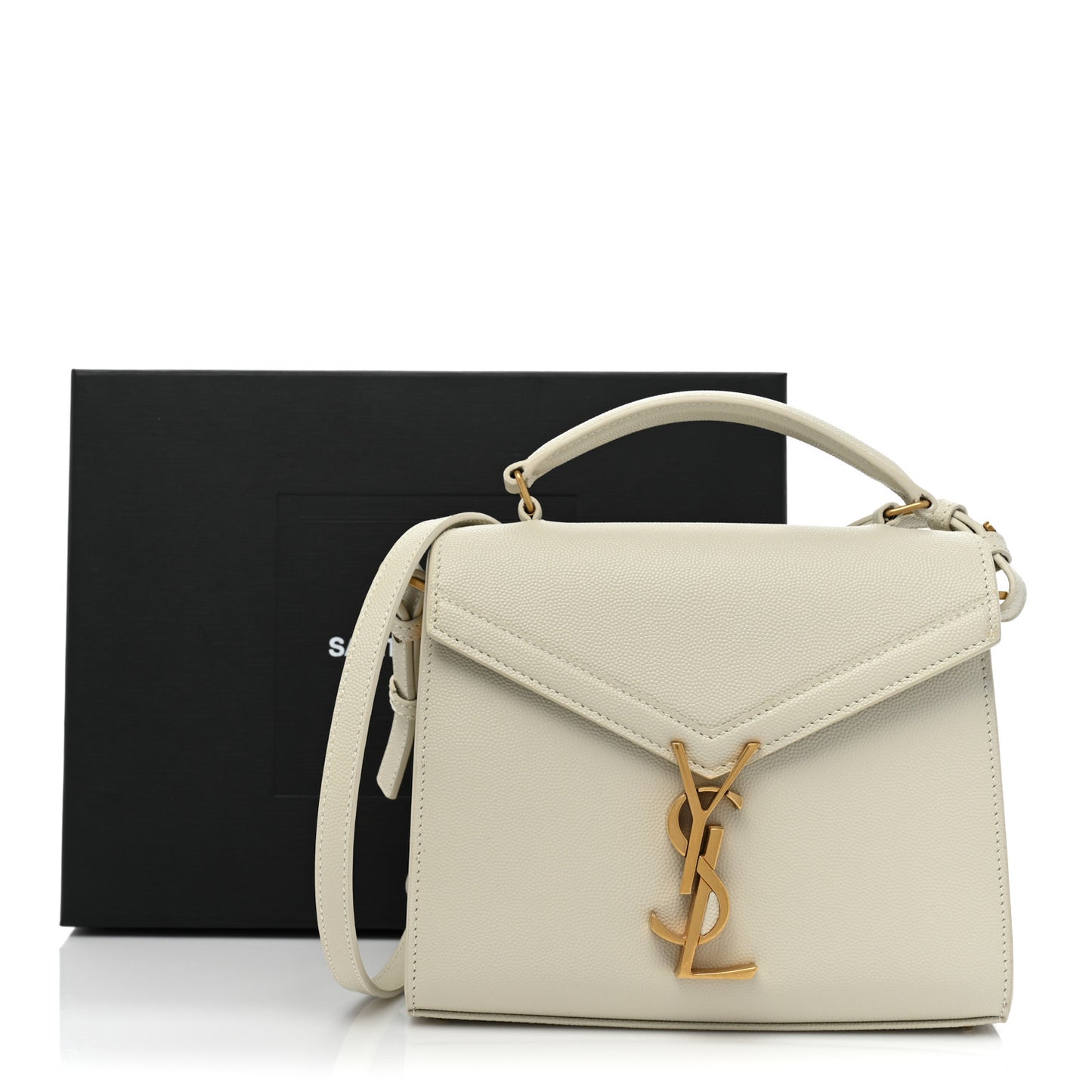 Grain de Poudre Mini Classic Monogram Cassandra Top Handle Vintage White