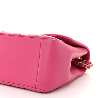 Chanel Lambskin Quilted Medium Mademoiselle Chic Flap Fuchsia 10 of 14