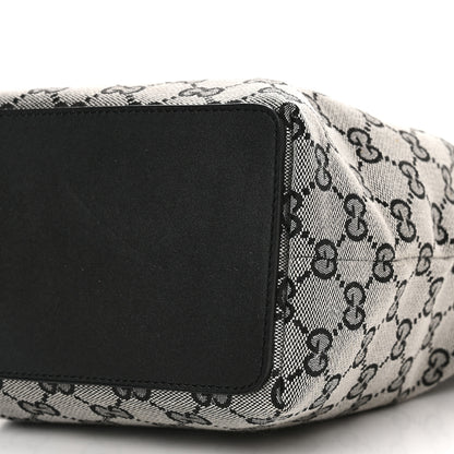 Gucci Monogram Small Bucket Tote Black 10 of 11