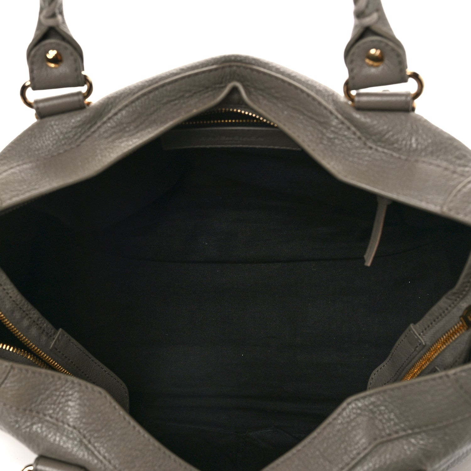 Balenciaga Chevre Gold Metallic Edge Hardware City Gris Taupe 5 of 9