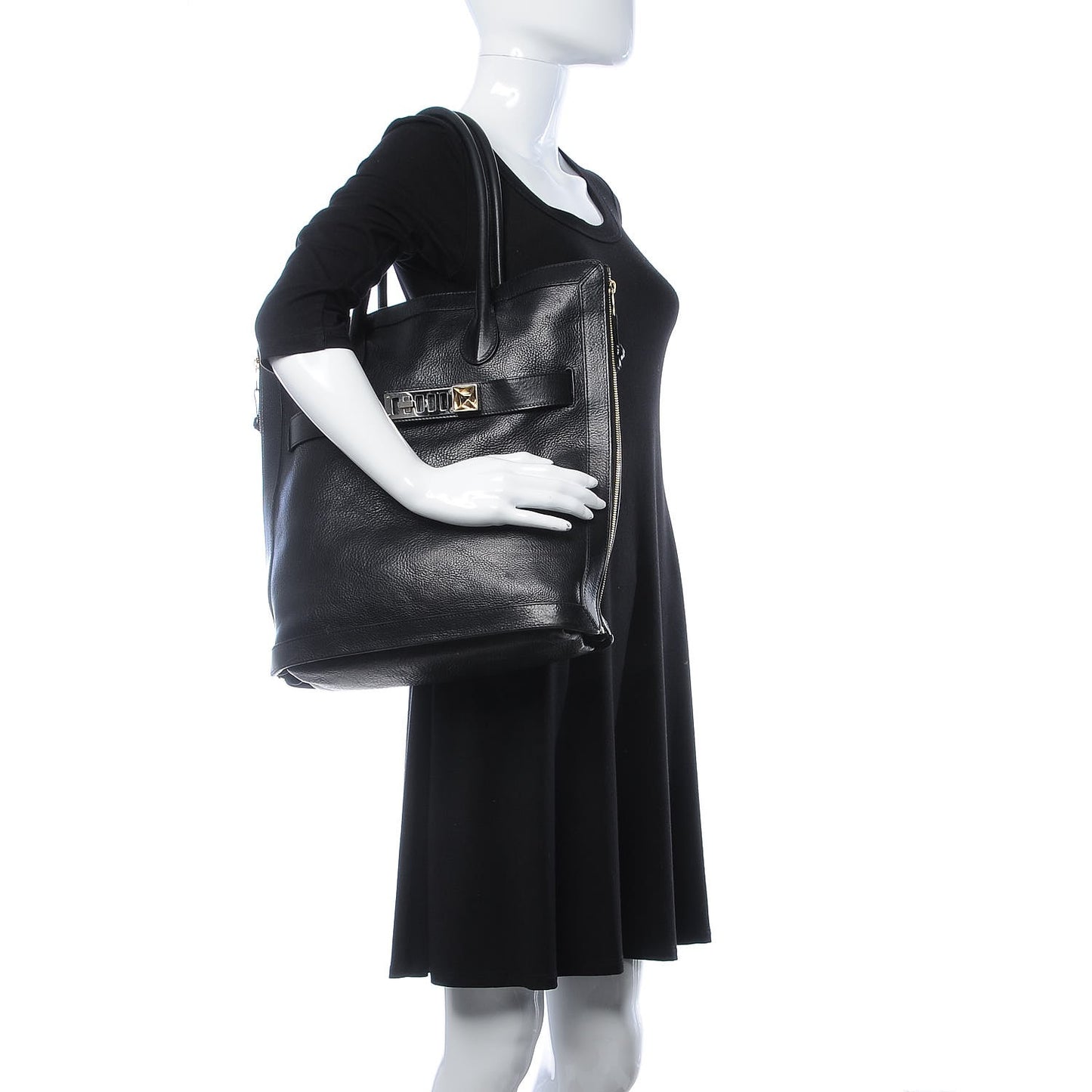 Calfskin PS11 Capri Tote Black