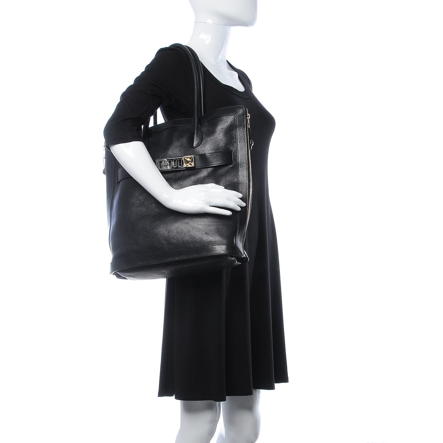 Proenza Schouler Calfskin PS11 Capri Tote Black 2 of 13